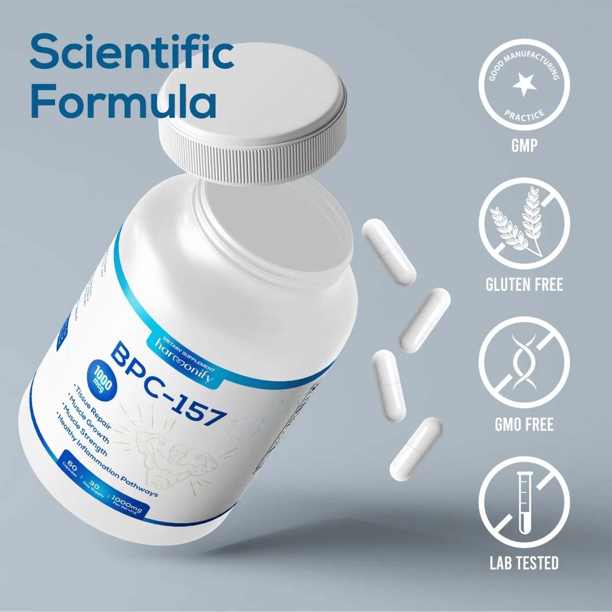 harmonify bpc-157 Amazon.com: HARMONIFY Lions Mane Supplement Capsules with Turkey Tail,  Reishi, Cordyceps Chaga, Maitake, Meshima, Poria Cocos, Shiitake, Oyster,  Porcini, Enoki 20 in1 Mushroom : Health & Household main image 0